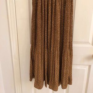 Oak + Fort Polka Dot Midi Skirt
